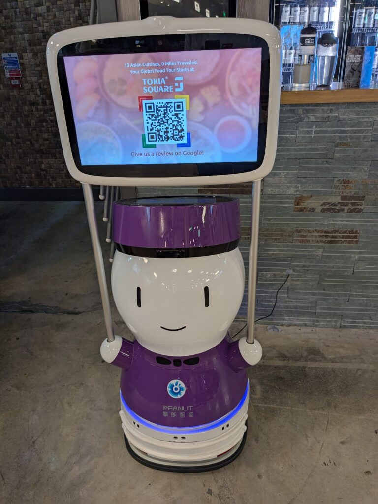 The robot at Tokia Square